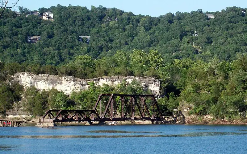 Old train trestle at Beaver Arkansas